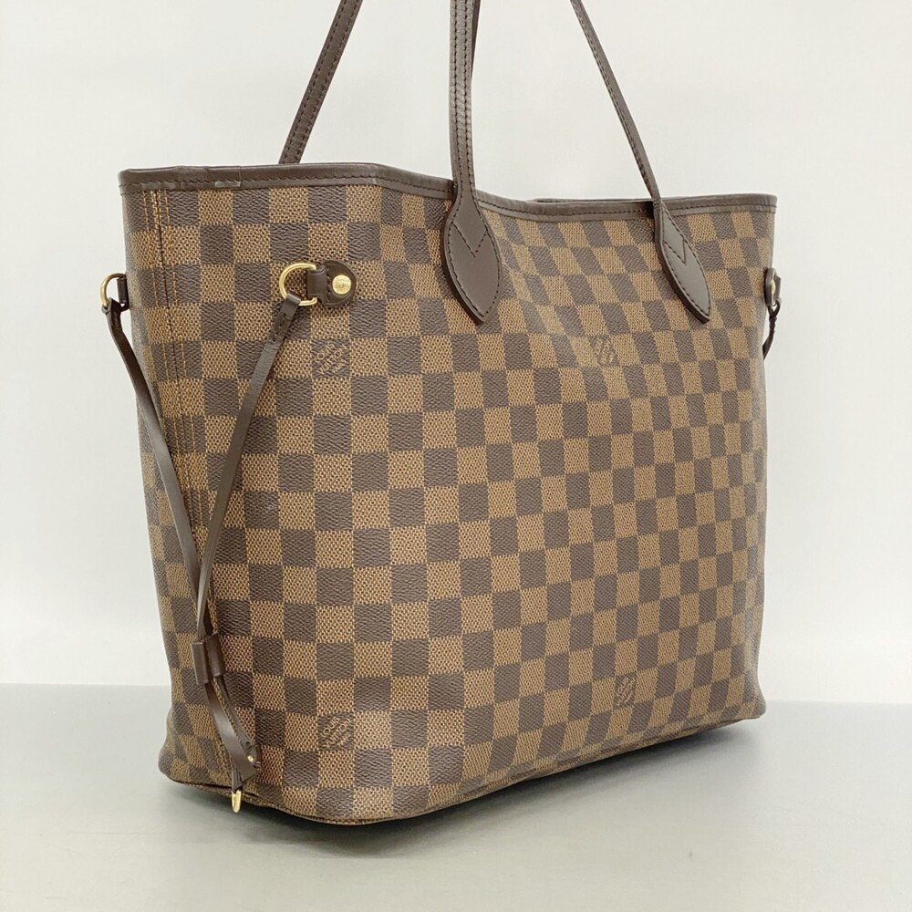 LOUIS VUITTON Brown Damier Neverfull MM Tote Bag - Picture 2 of 13
